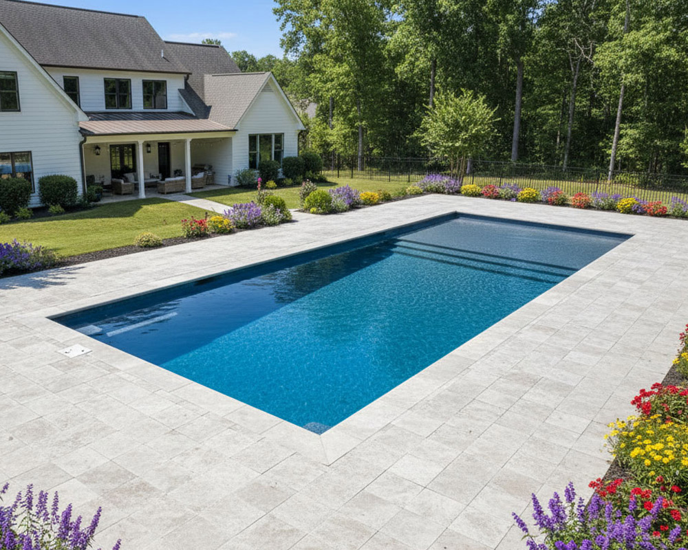 beach entry 16 fiberglass pool for sale