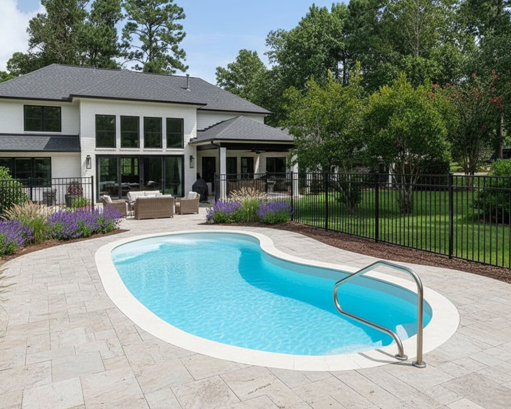 caspian fiberglass pool for sale