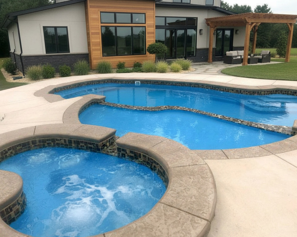 grand cayman fiberglass pool for sale