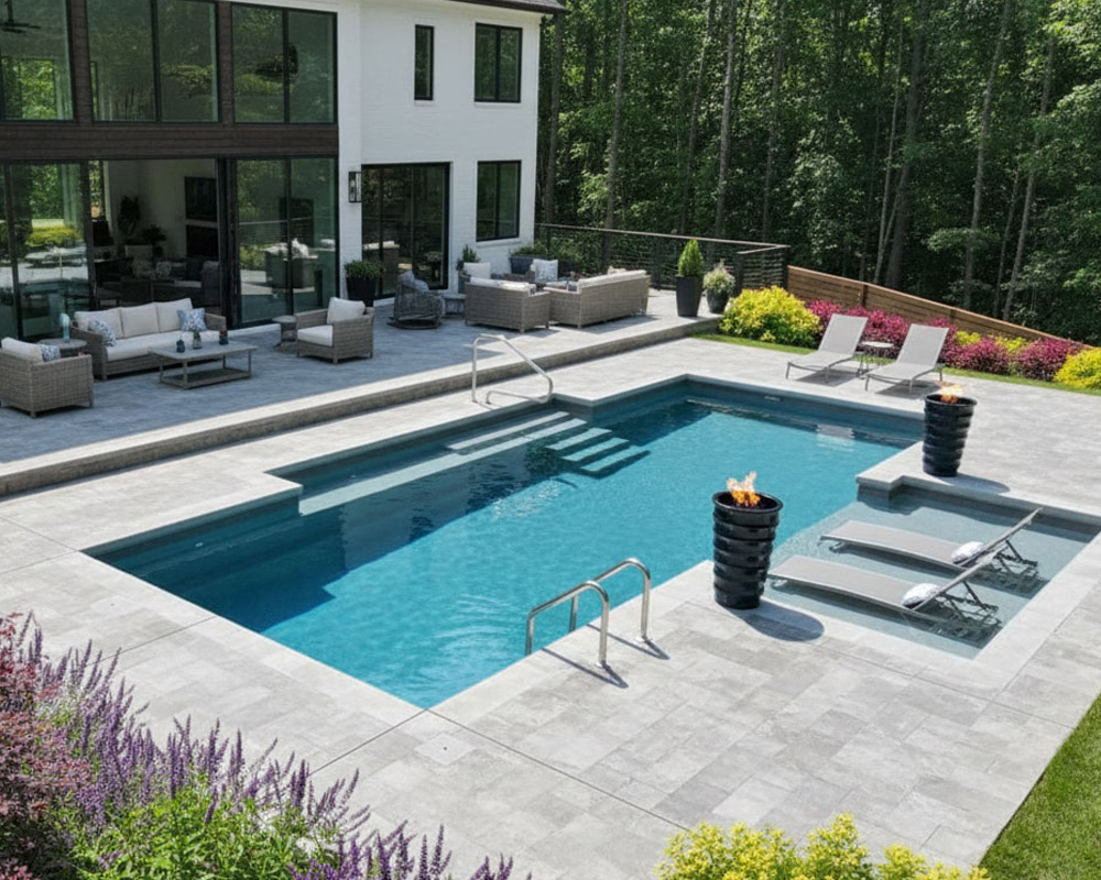 midland fiberglass pool for sale