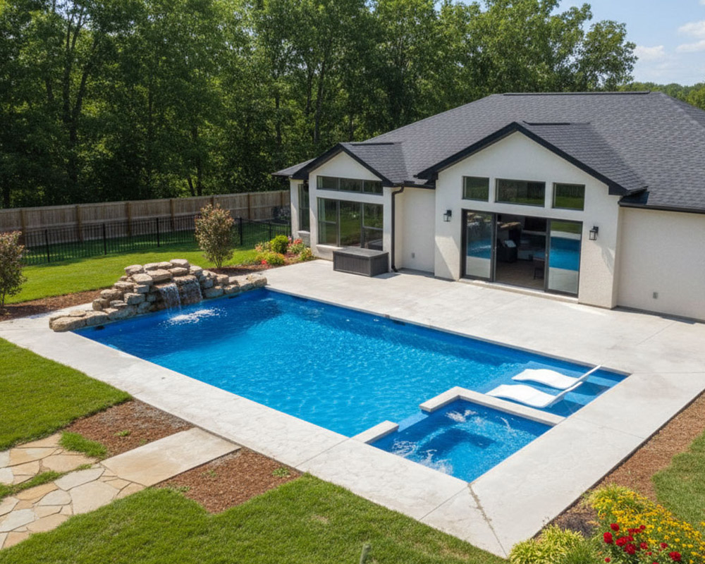 spartan 16 fiberglass pool for sale